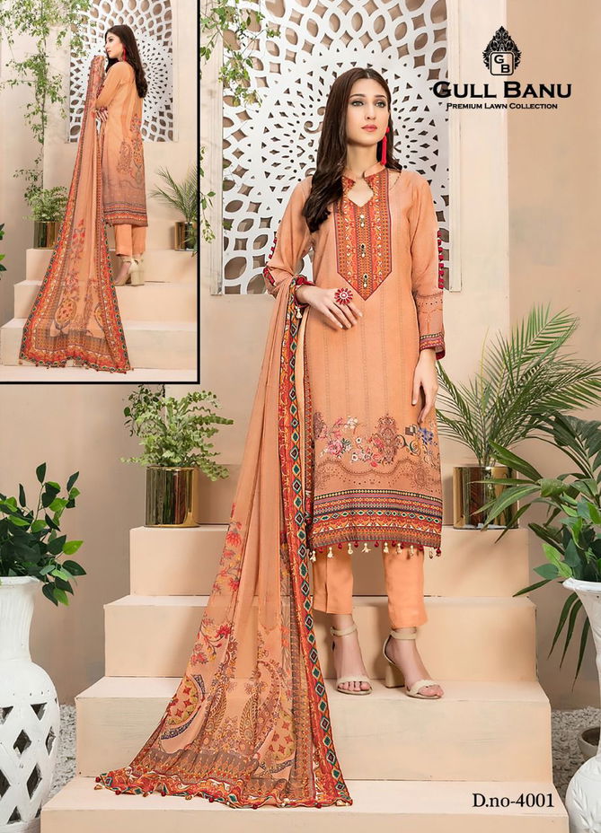 Gull Ahmed Gull Banu Vol 4 Wholesale Karachi Cotton Dress Material 